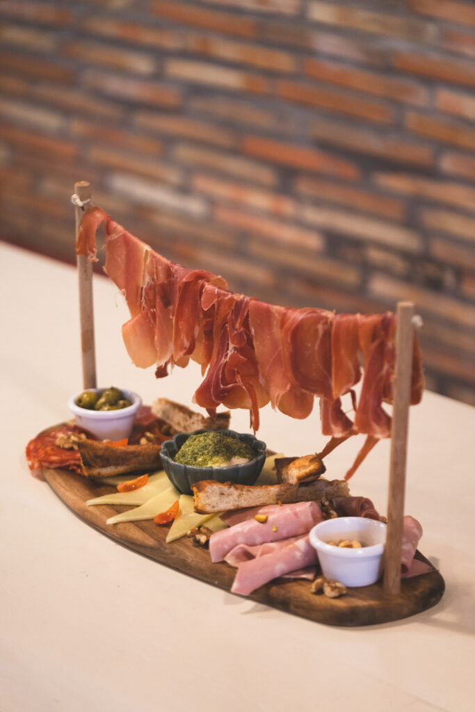 Tabla de entrantes italianos